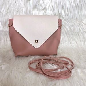 Pink mini crossbody bag